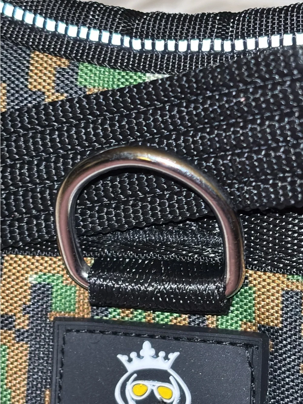DoggyKingdom Camo Reflective No-Pull Harness - Green Camo size Small
